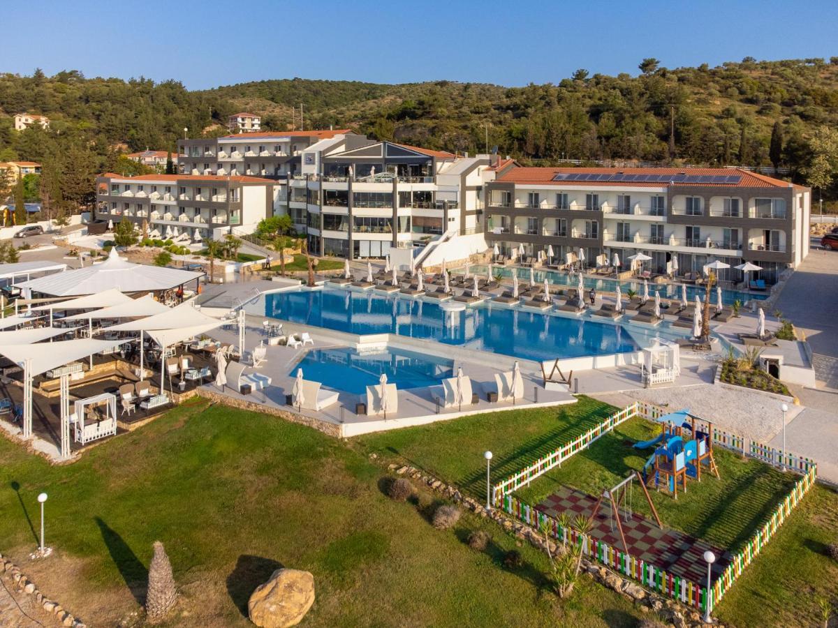 Blue Dream Palace Trypiti Beach Spa Resort & Hive Water Park Limenaria  Exterior foto