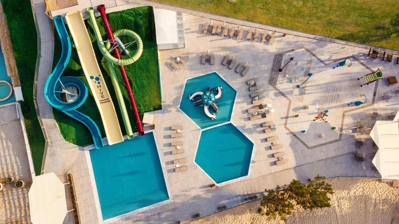 Blue Dream Palace Trypiti Beach Spa Resort & Hive Water Park Limenaria  Exterior foto