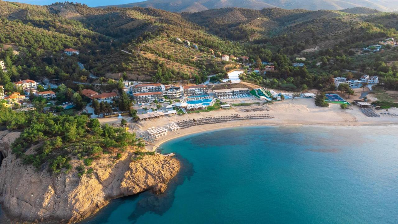 Blue Dream Palace Trypiti Beach Spa Resort & Hive Water Park Limenaria  Exterior foto